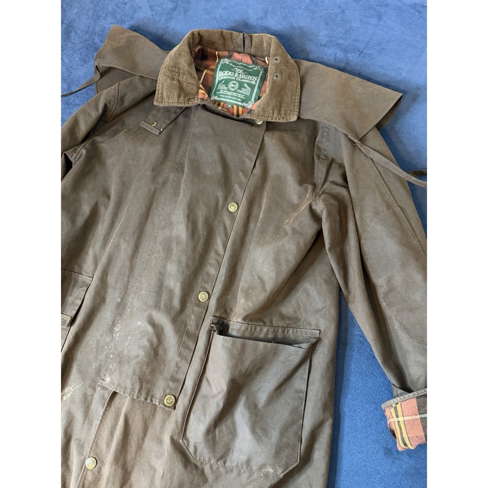 Rodd And Gunn Outdoor Classics Waxed Canvas Field Jacket Adult M/L Brown Rare!